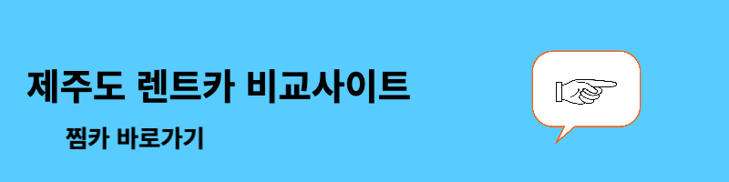 제주도 렌트카 비교사이트