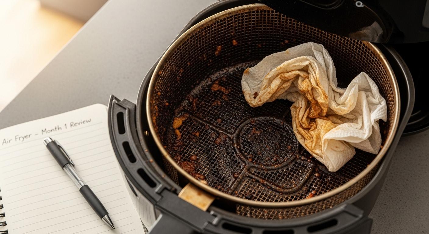 세척 귀찮음 에어프라이어 1달 사용 후기