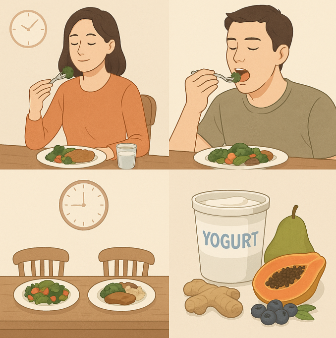 소화 기능을 돕는 식사 습관: 속 편한 하루를 위한 식탁의 변화