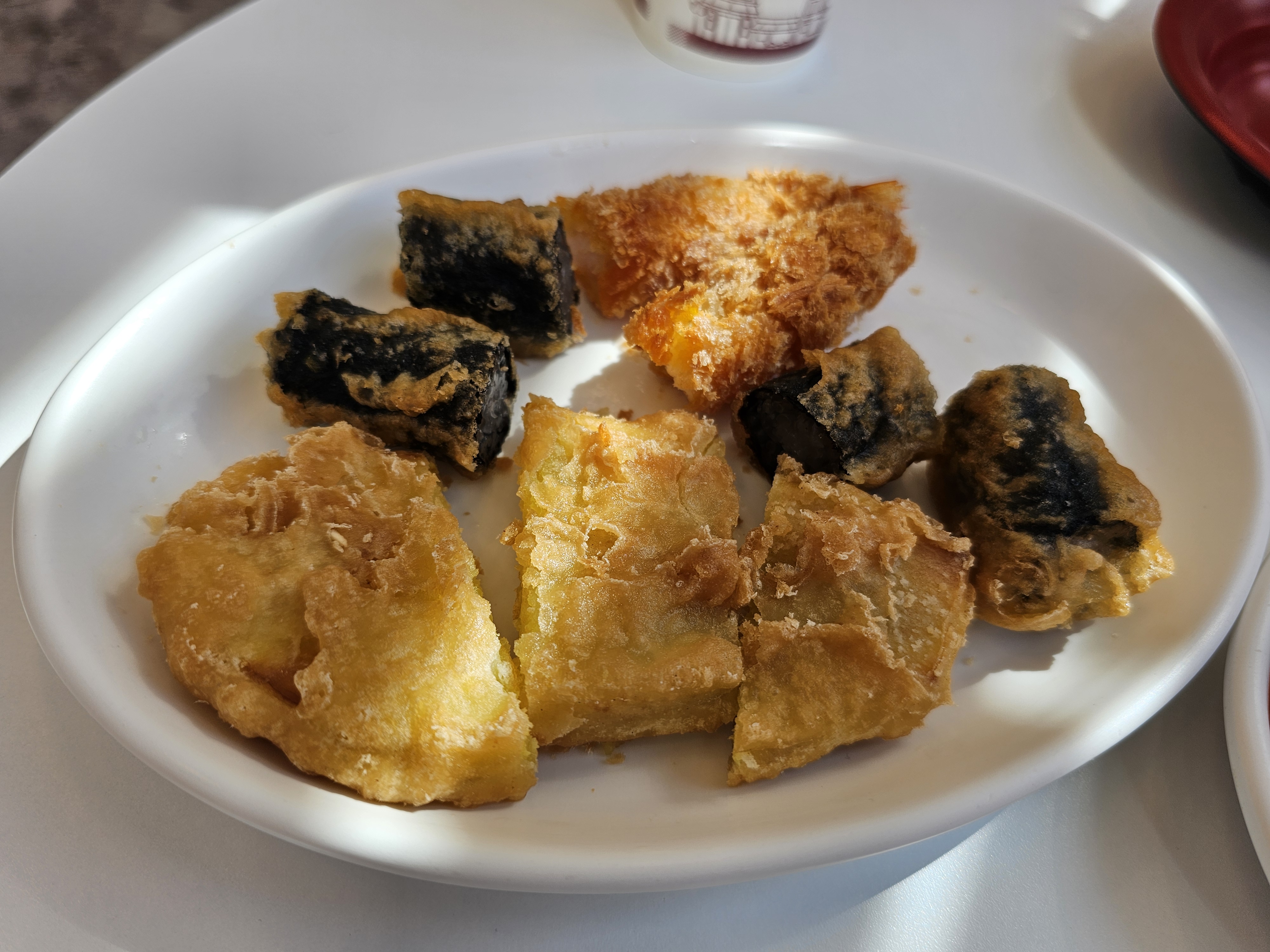 대왕 판 떡볶이 송도 본점 김말이, 고구마, 새우튀김 1인분