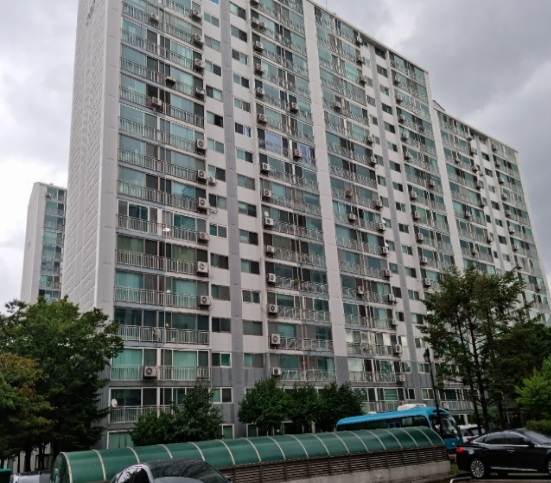 매탄동, 주공그린빌 2단지 전경및 위치
