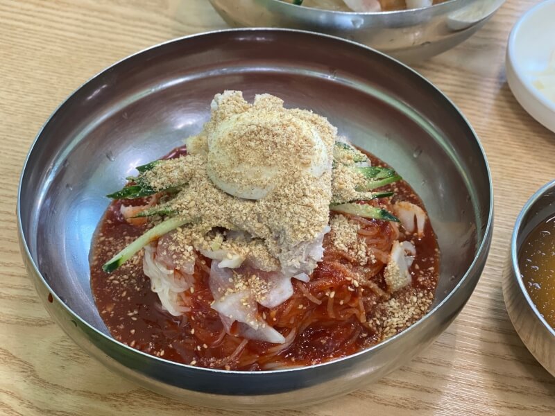 광안리 맛집 옥이네 밀면칼국수 비빔밀면