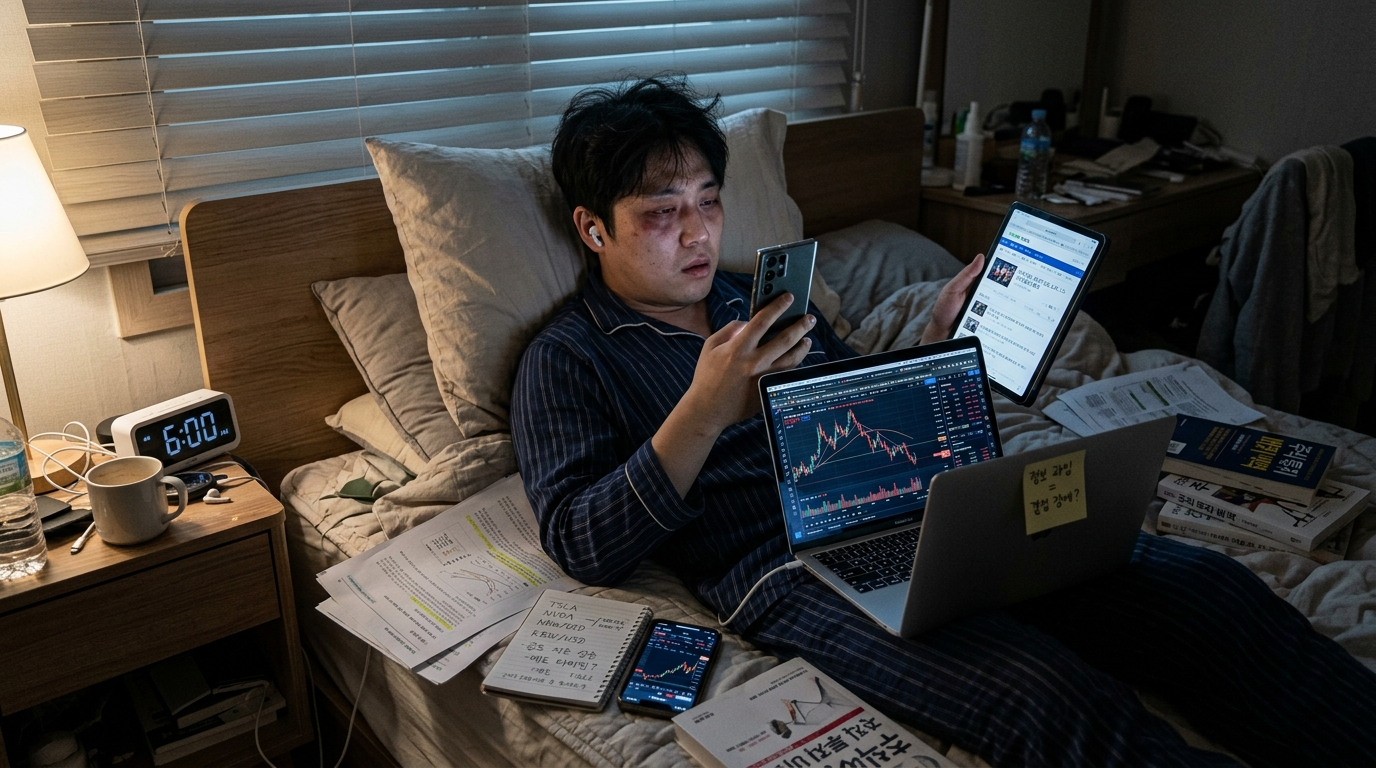 정보 과잉 아침의 혼돈