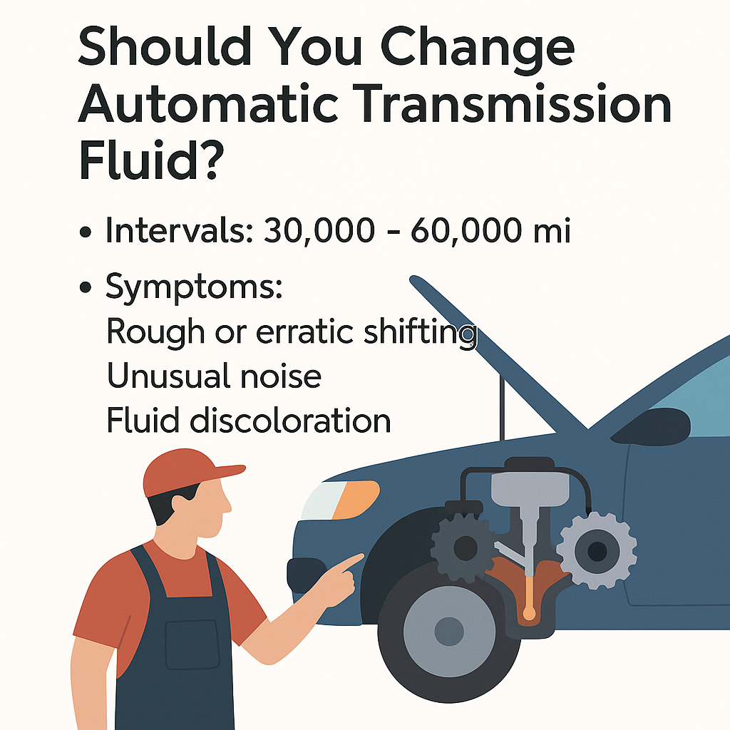 자동 변속기 오일(ATF) 교환해야 할까? 교체 주기와 증상
