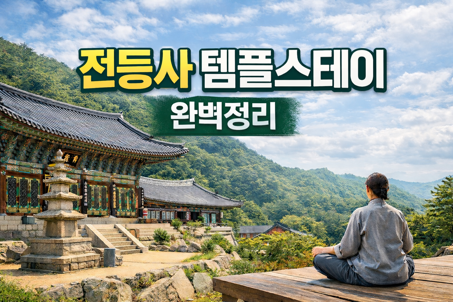 전등사 템플스테이 예약방법