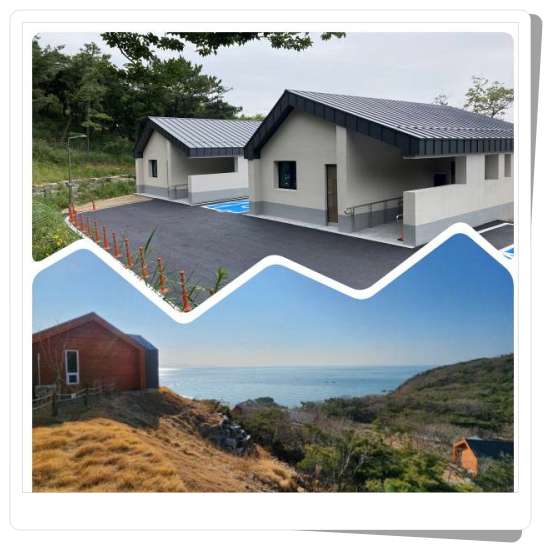 숲속의집은 정말 ‘숨쉴 틈’을 줍니다