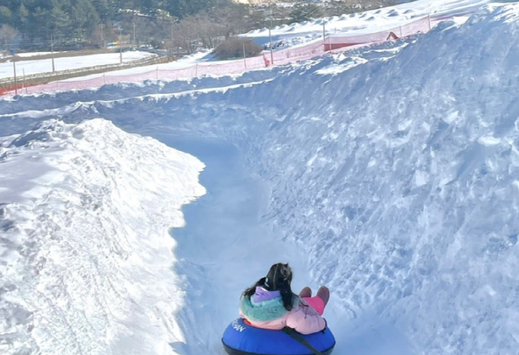 대관령 눈꽃마을 눈썰매장