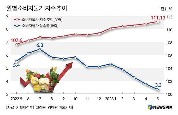 경제플레이션 그래프