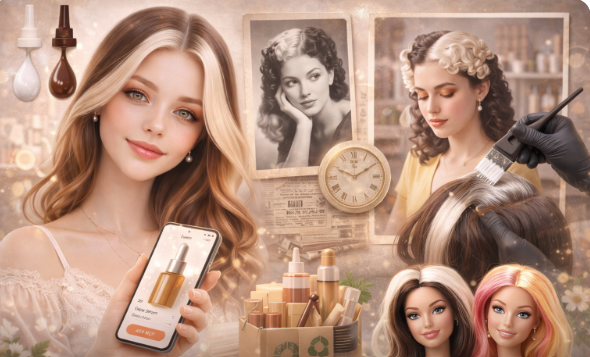 브릿지 헤어의 개념 및 역사 분석 이미지