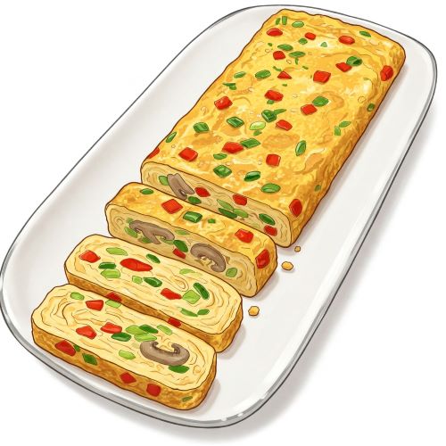 달걀 채소 부침