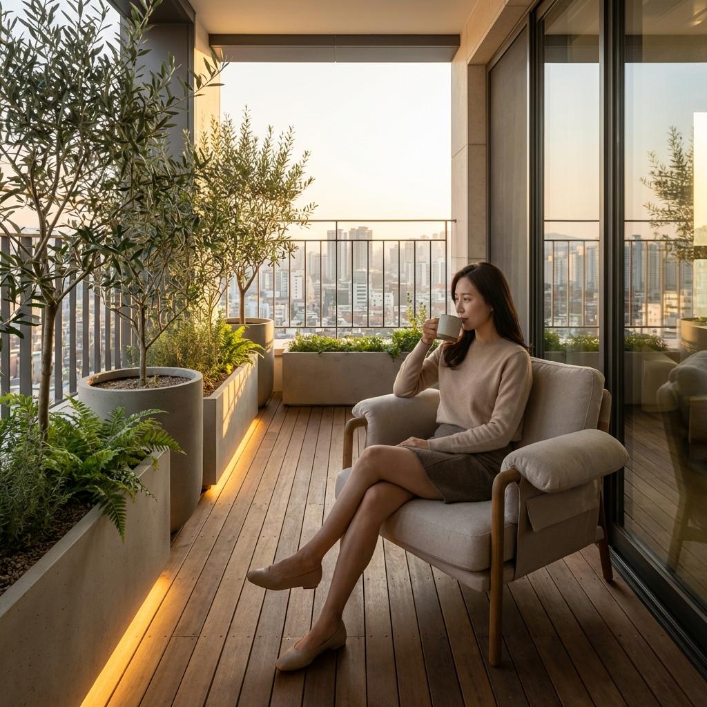 조용한 럭셔리가 추구하는 따뜻하고 편안한 무드 연출