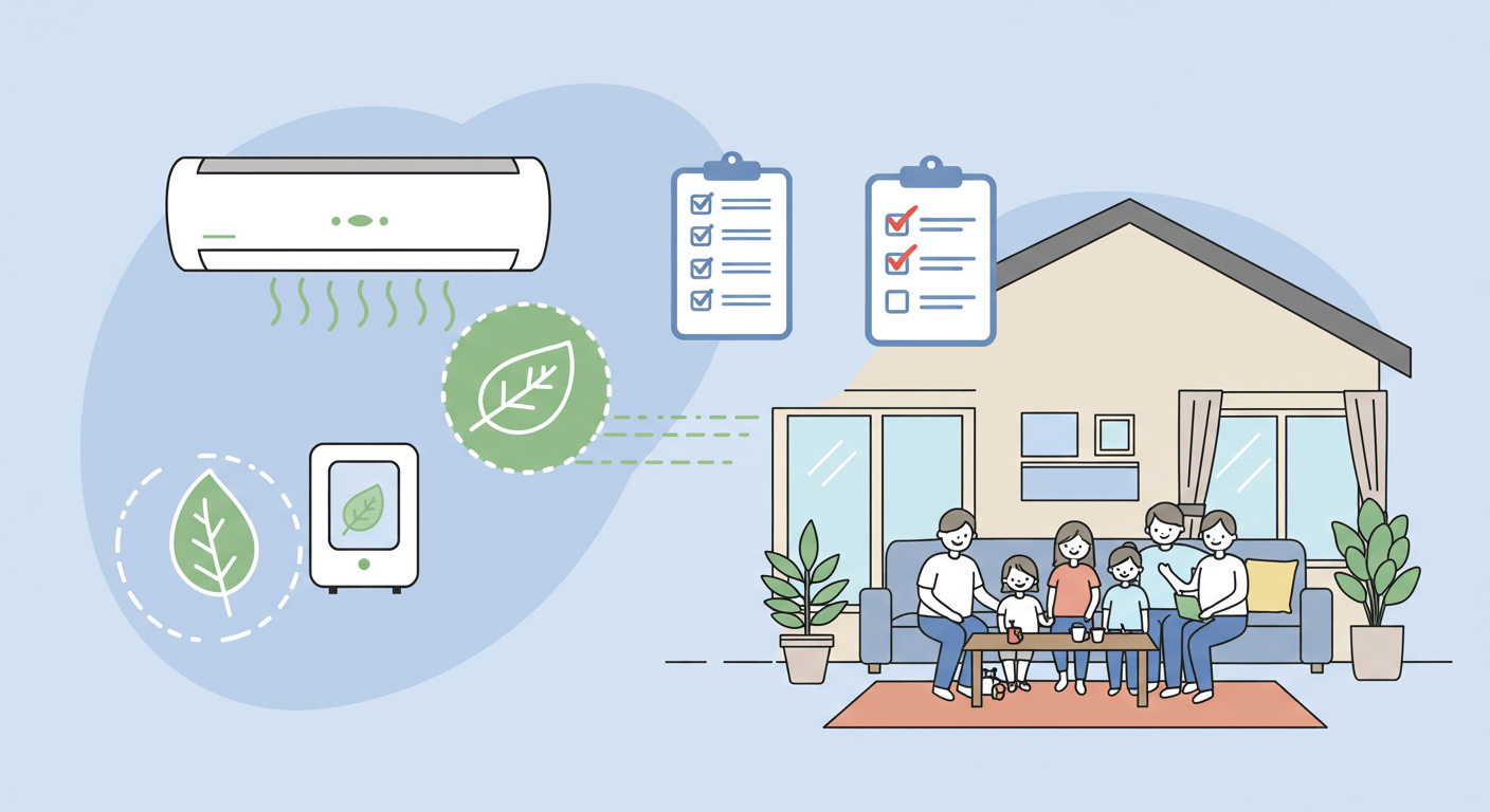 "고효율 냉방 기기 선택 가이드"에 대한 이미지입니다.