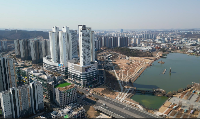 동탄호수공원-그랑파사쥬-상가-주변