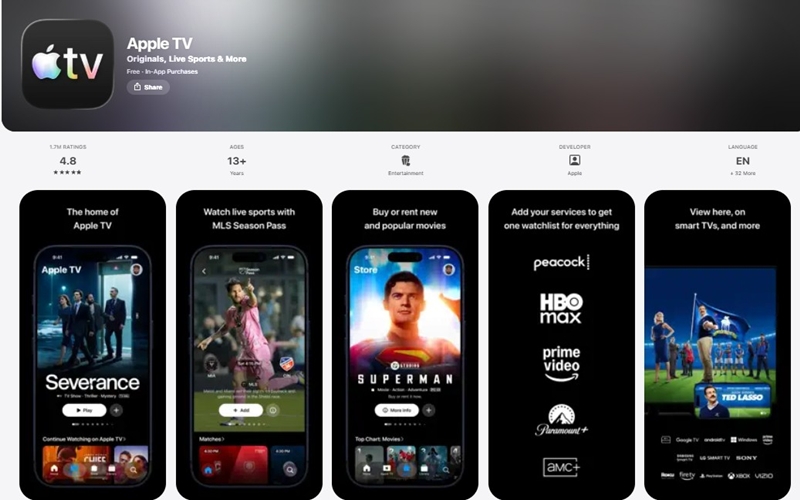 애플티비 어플 설치 페이지