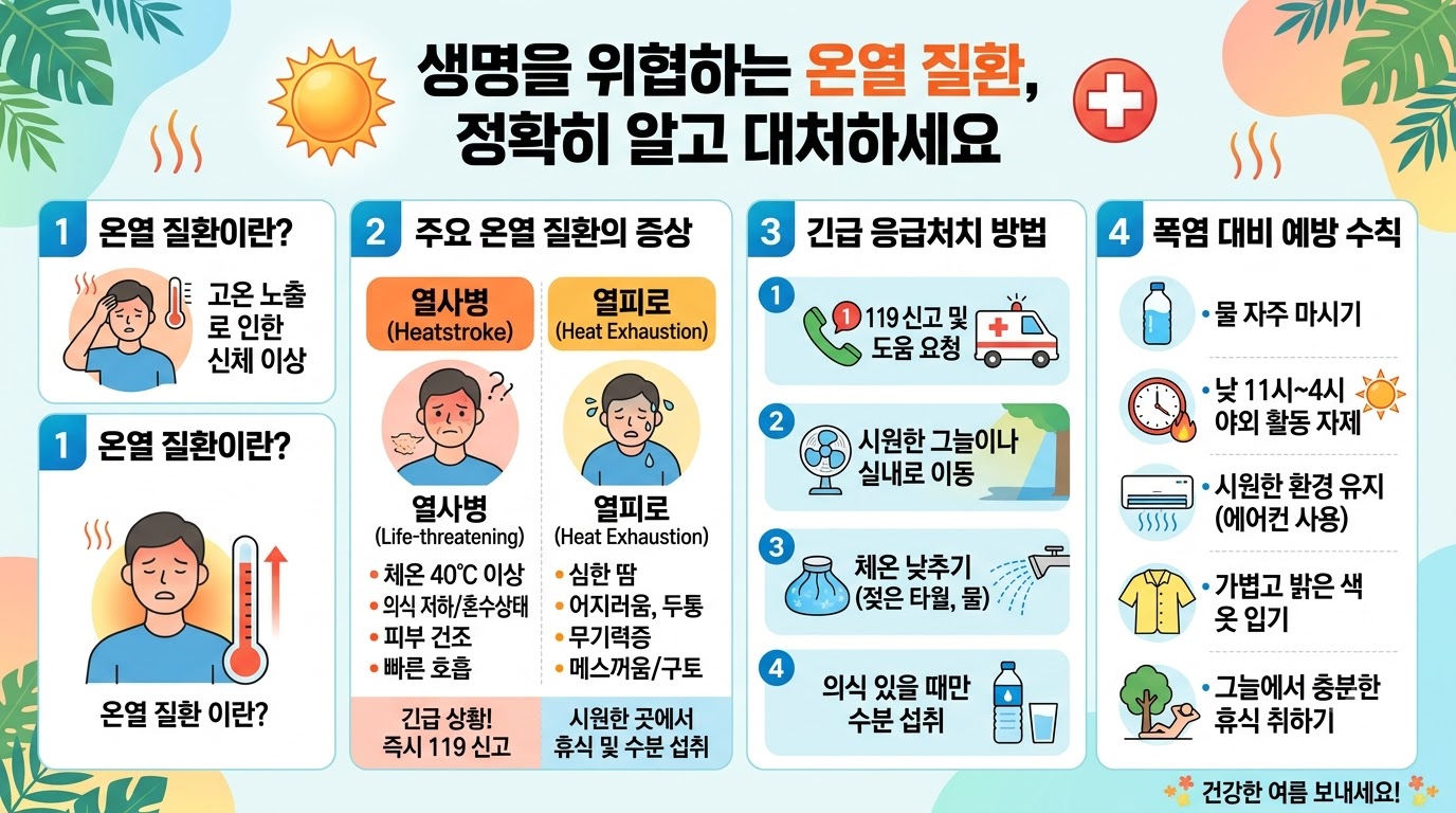 열사병과 일사병의 차이