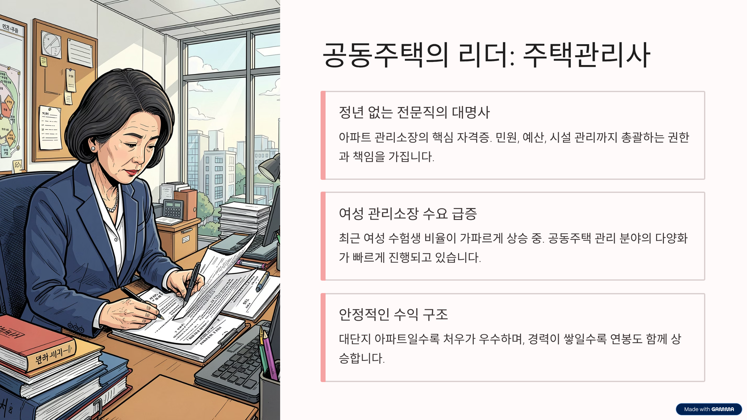 시니어 자격증 중에 주택관리사에 대한 사진