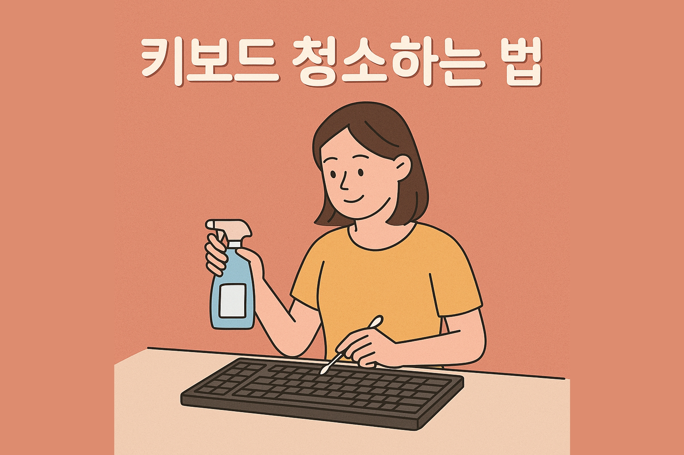 키보드 청소하는 법