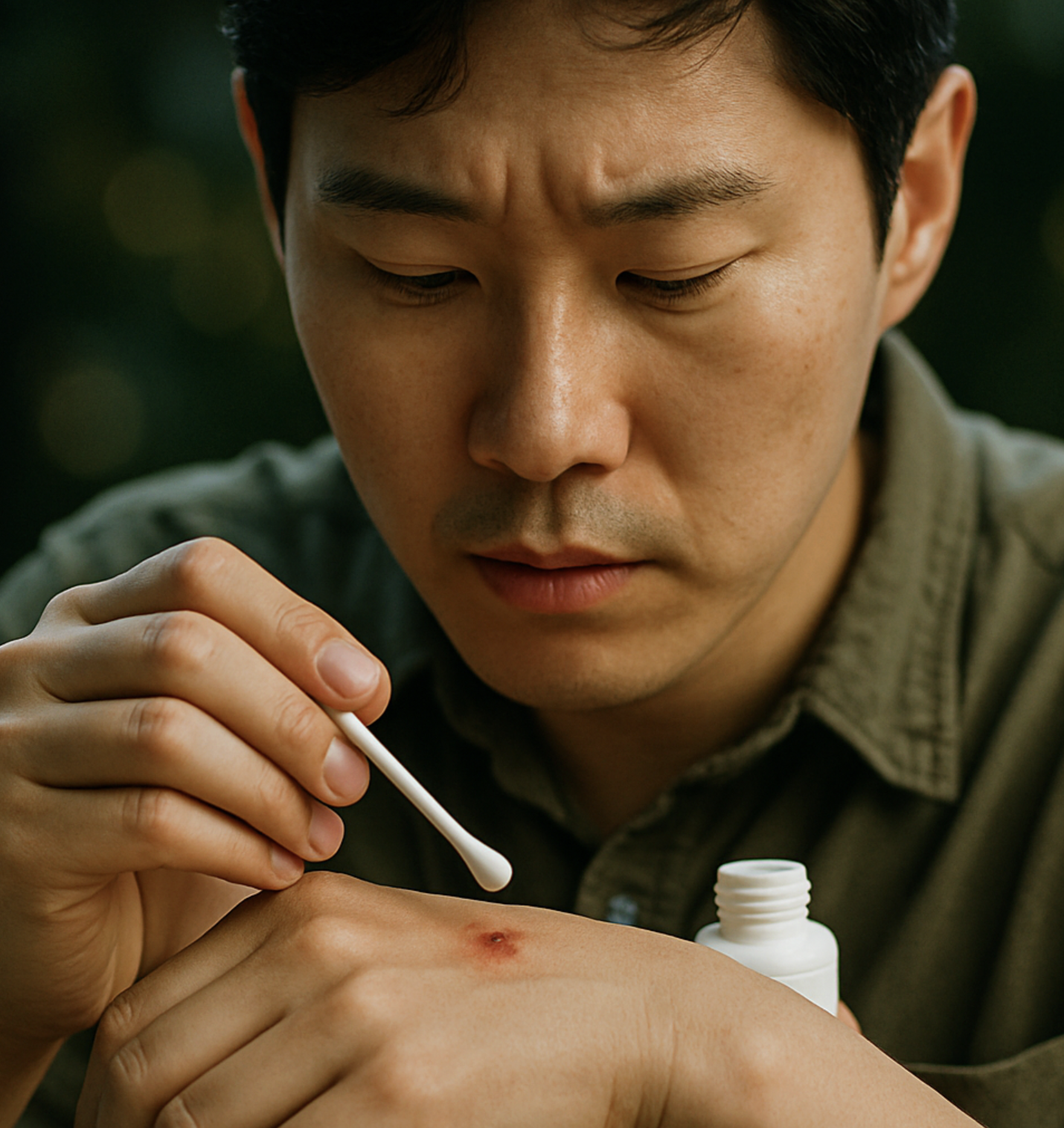 만약 물렸다면, 이렇게 하세요