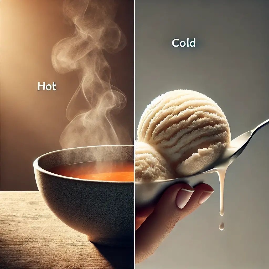 뜨거운-음식과-차가운-음식의-맛과-식감차이