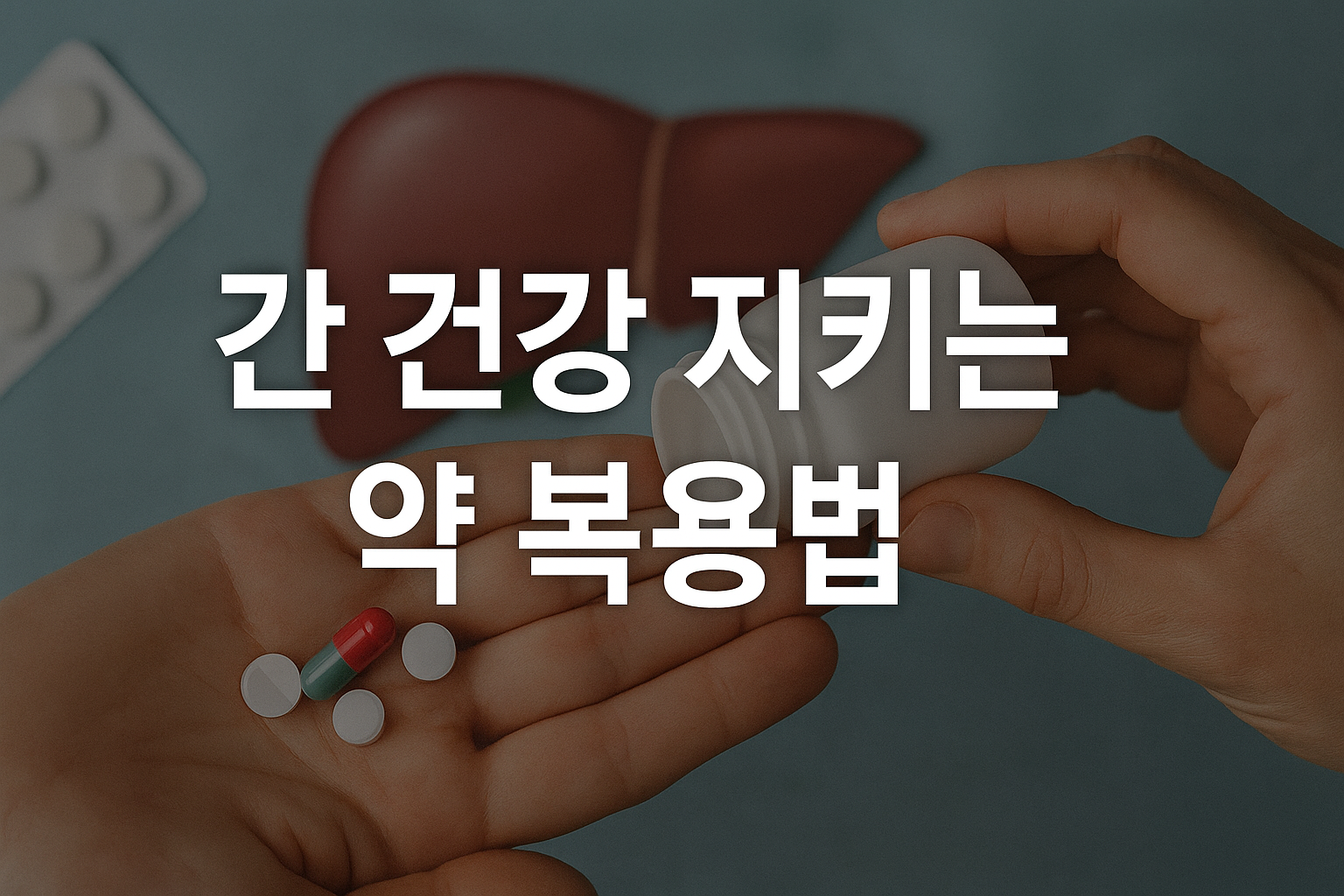 간 건강 지키는 약 복용법 가이드