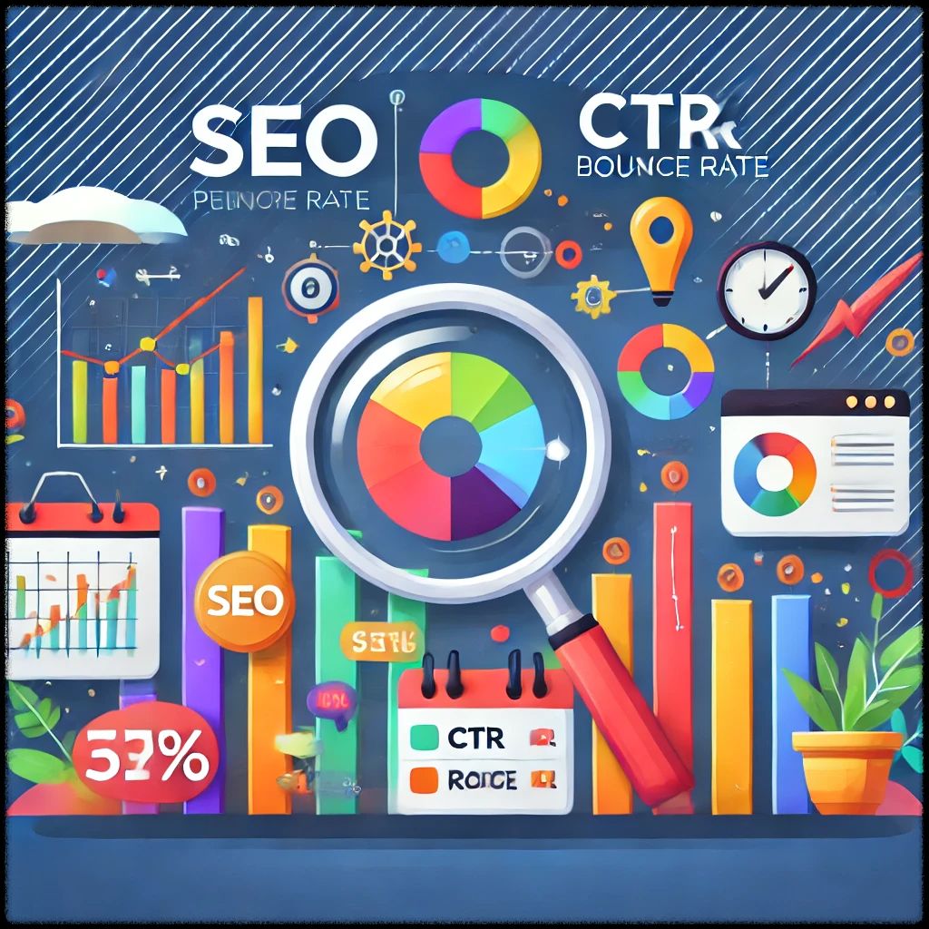 SEO 주요 성과 지표를 나타낸 이미지