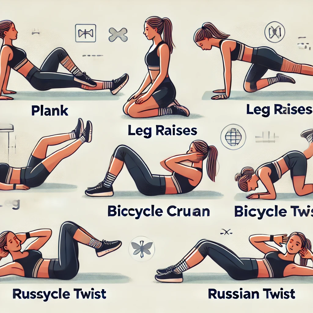 뱃살을 없애는 코어 운동 BEST 5