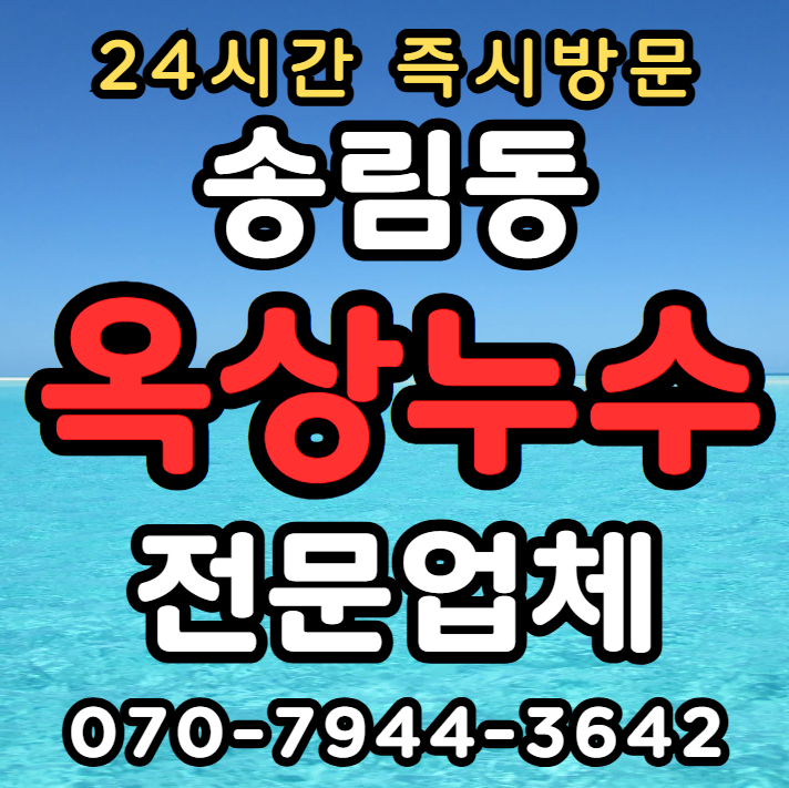 송림동 긴급 누수 해결1