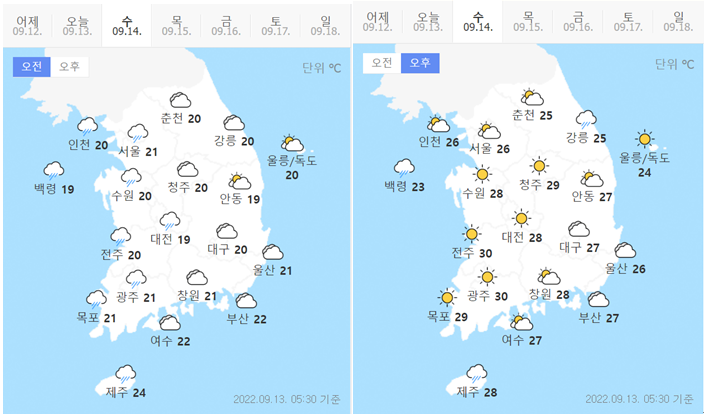 태풍경로 현재위치
