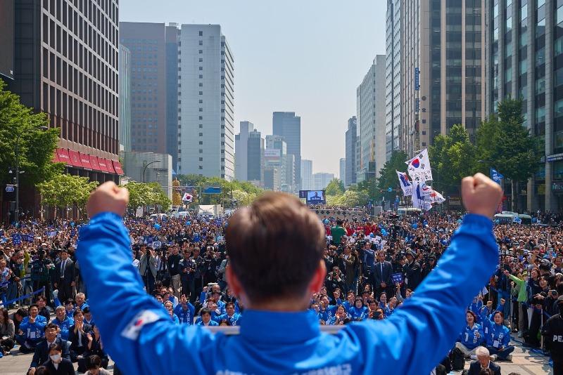 이재명 후보 유세 연설