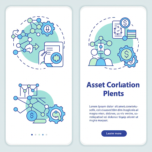 자산 간 상관관계 설명 그래픽