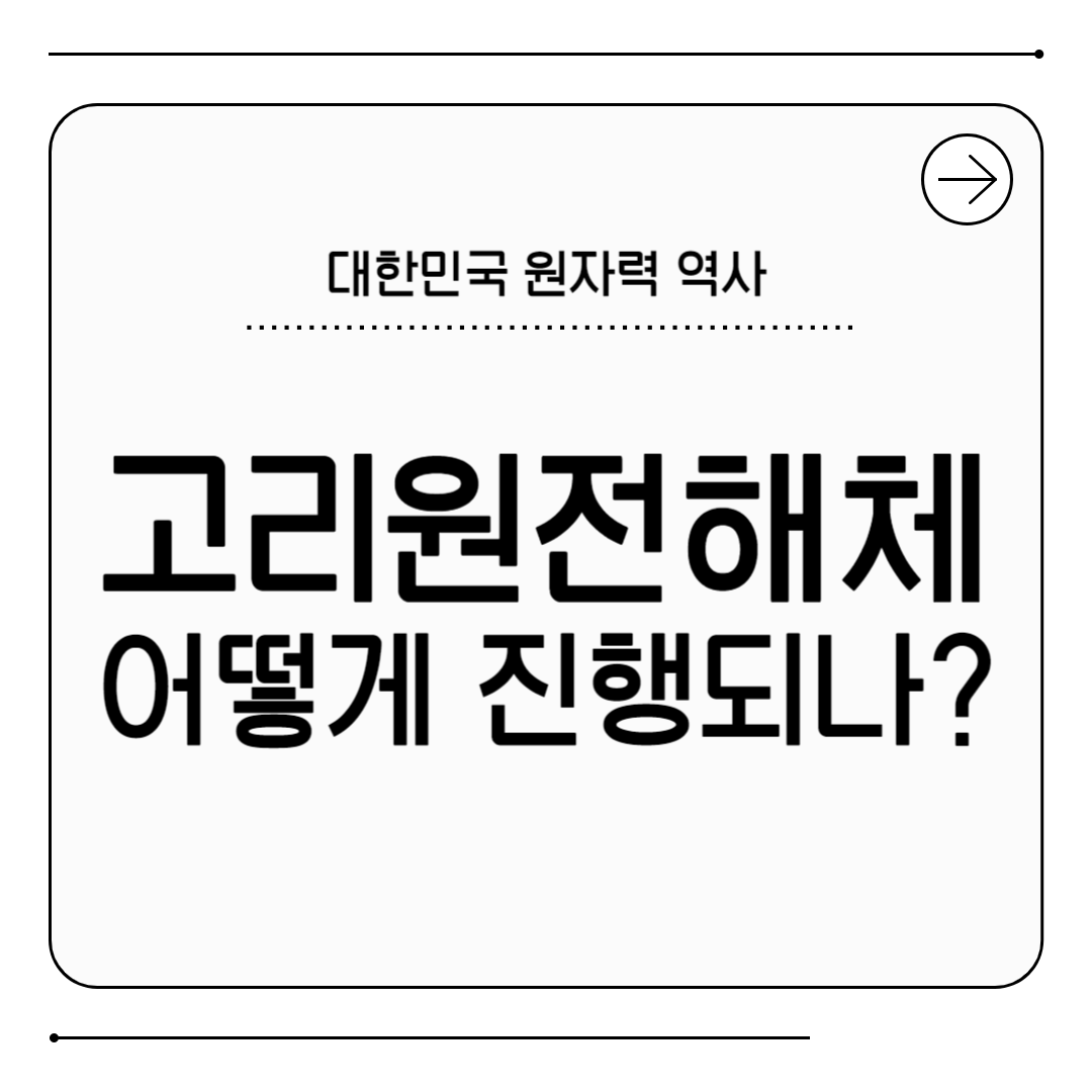 고리 원전 해체, 대한민국 원자력 역사에 전환점을 찍다