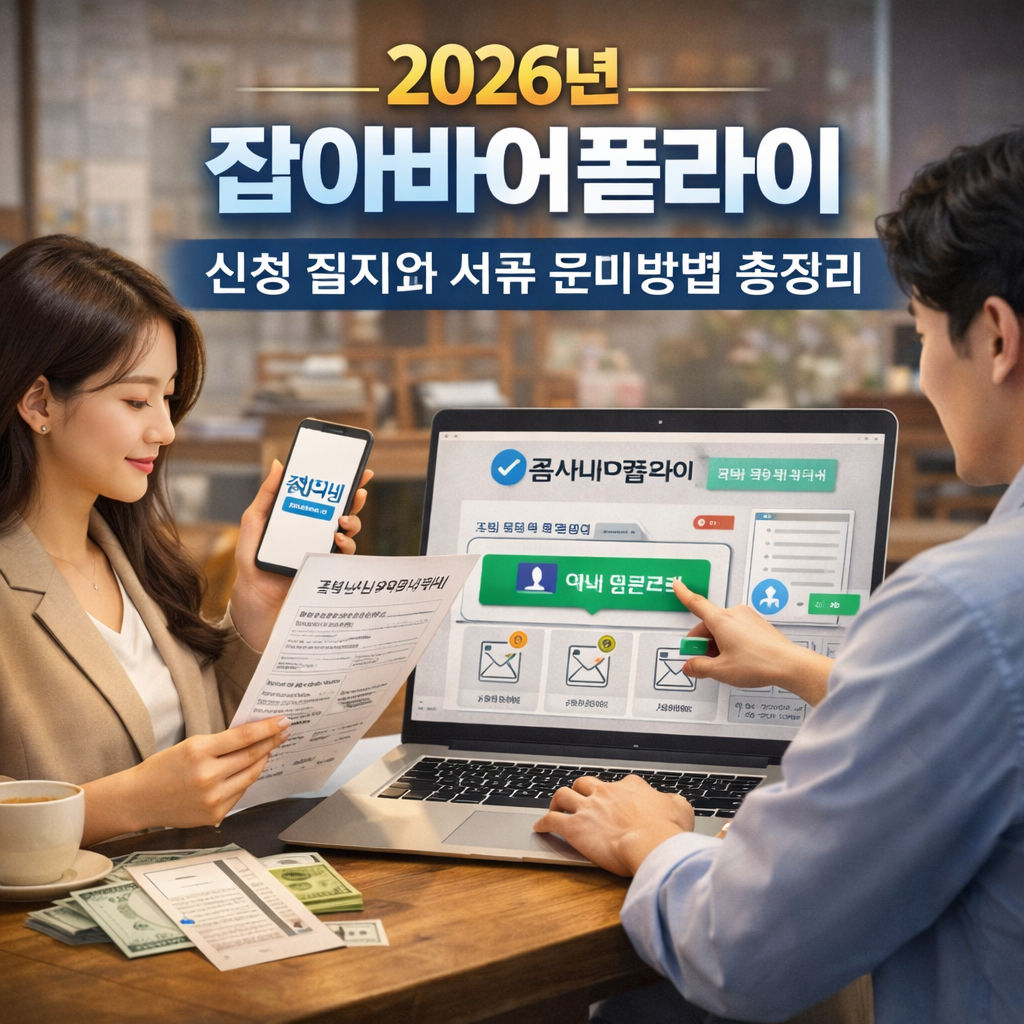 2026년 잡아바어플라이 신청 절차와 서류 준비방법 총정리