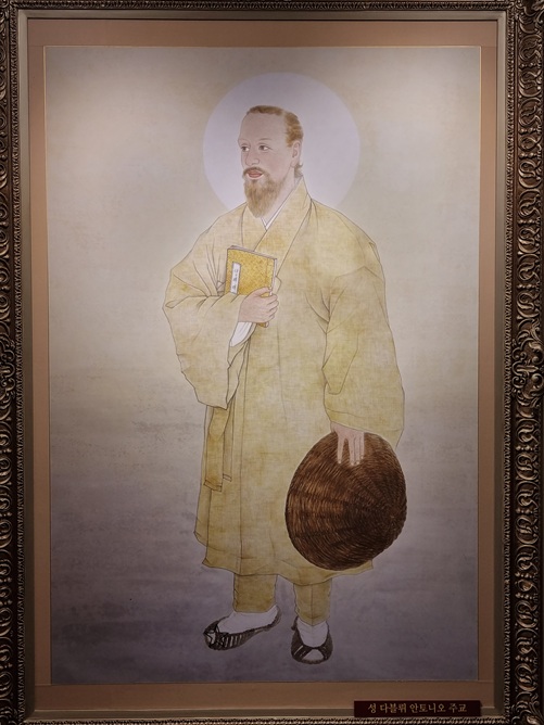 성 다블뤼 주교 그림