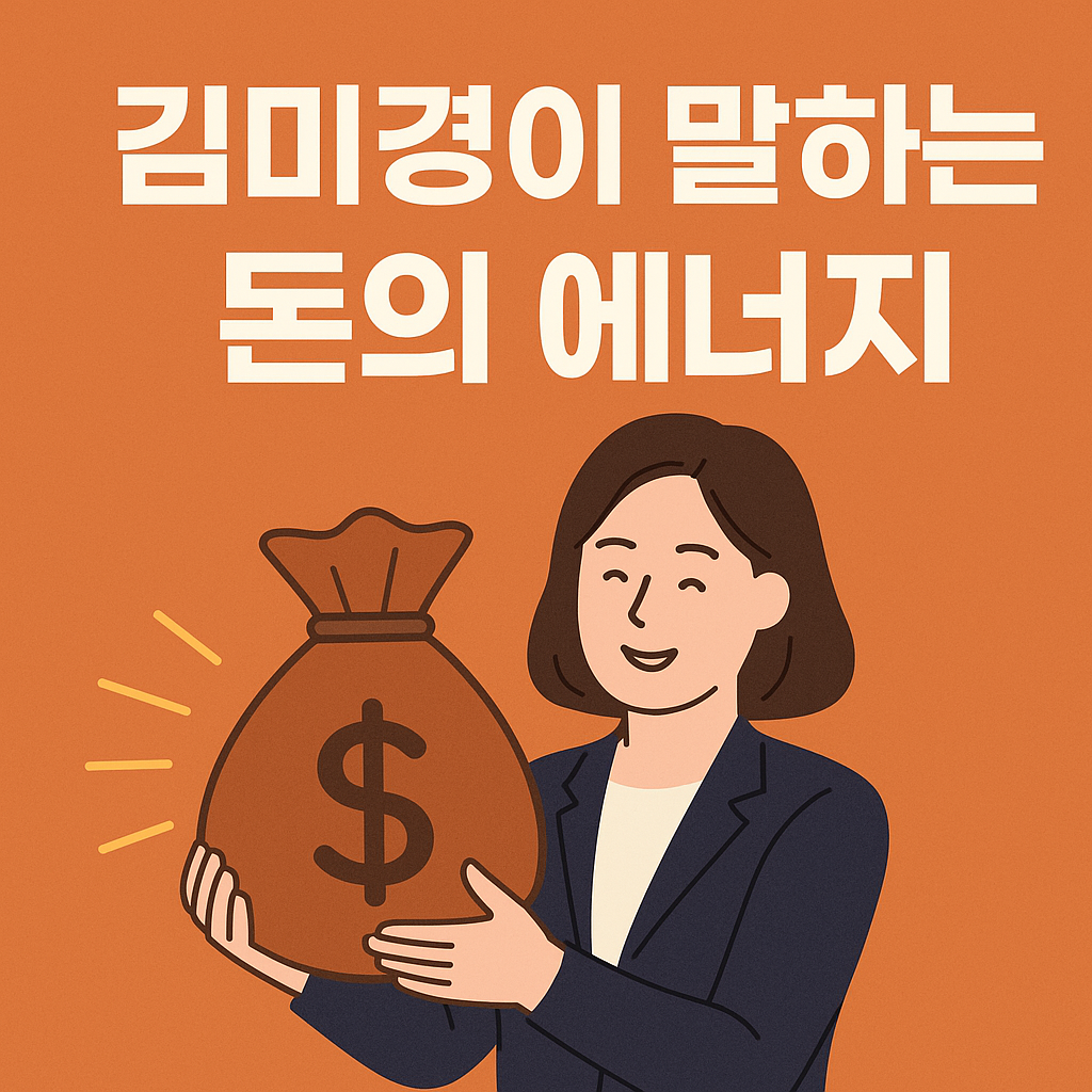 김미경이 말하는 돈의 에너지