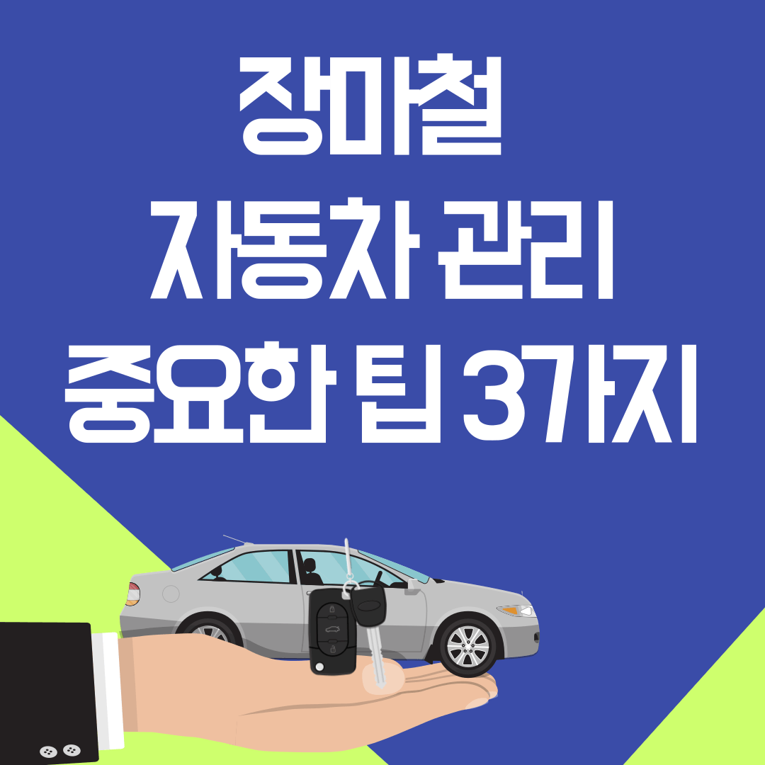 장마 태풍 자동차 관리 중요한 팁