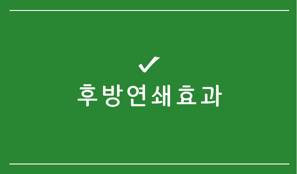 후방연쇄효과