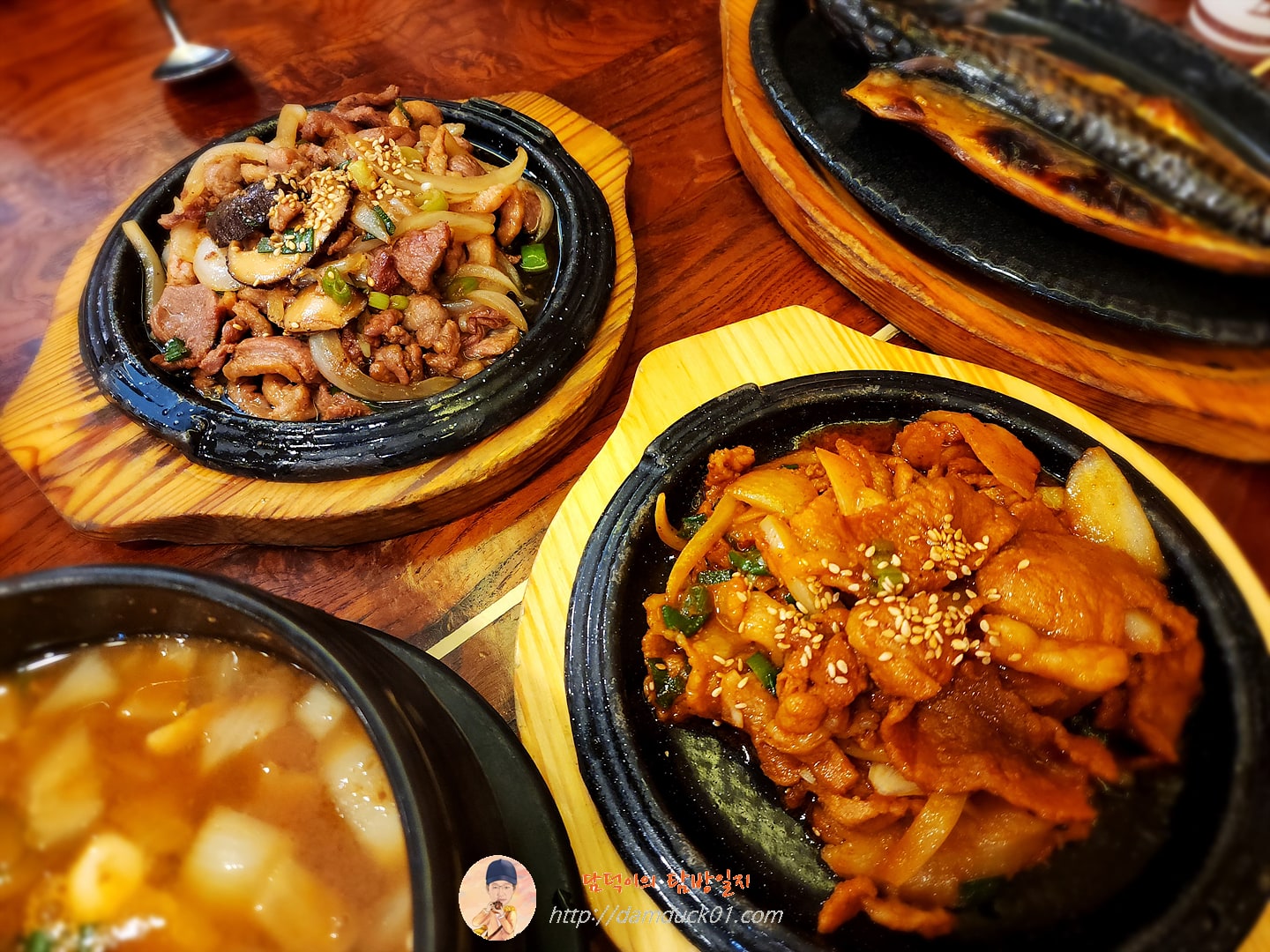 제육볶음 + 고등어구이 SET, 오리불고기 + 고등어구이 SET