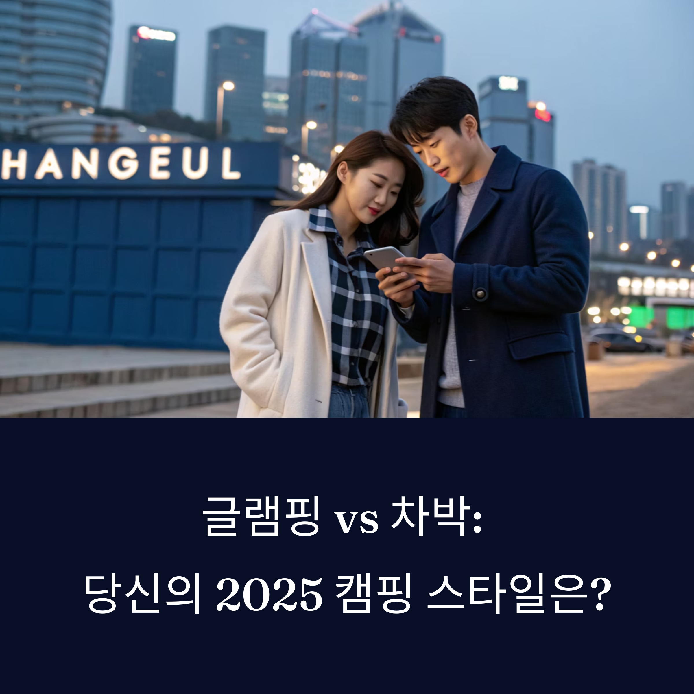글램핑이냐 차박이냐, 2025 캠핑족의 선택은?