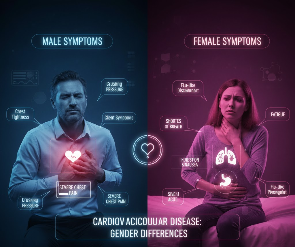 남녀 심혈관질환 증상 차이, 우리가 꼭 알아야 할 이유