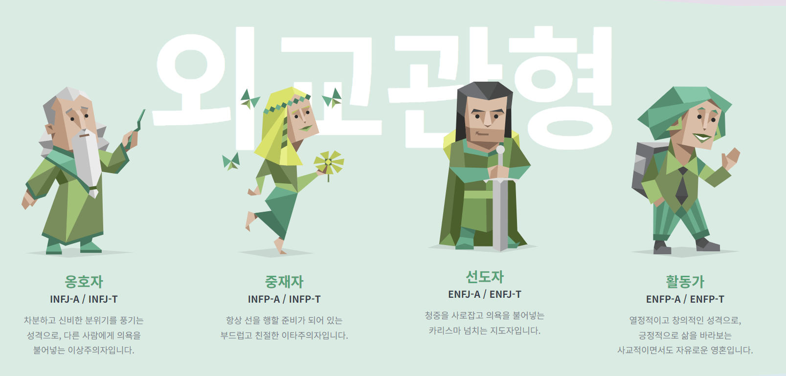mbti 무료 검사 사이트 성격 유형 해석 궁합2