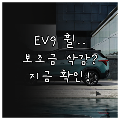 EV9 20인치 휠 선택 시 2026..
