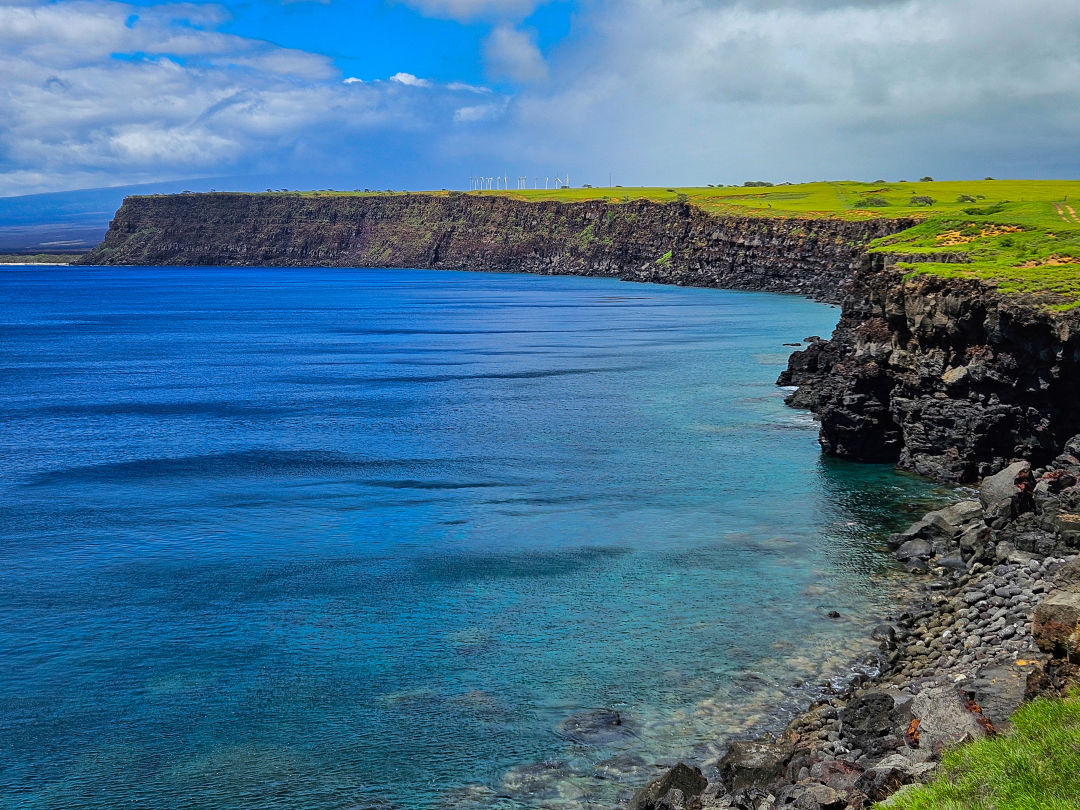 하와이 사우스 포인트 해안젋벽