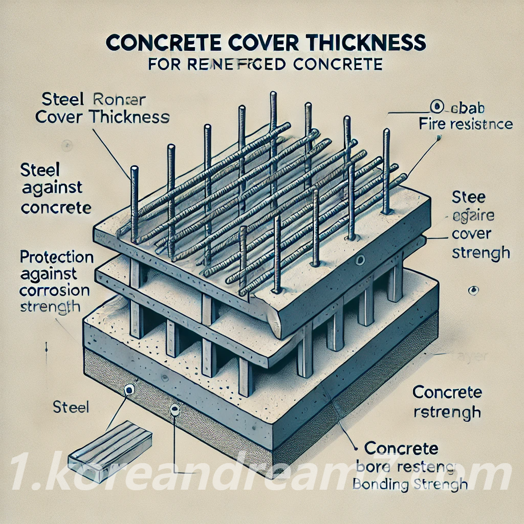 철근 피복두께의 3가지 주요 목적