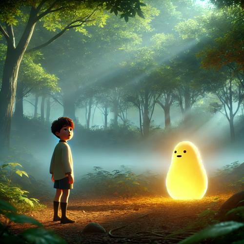 산속에서 만난 신비한 존재