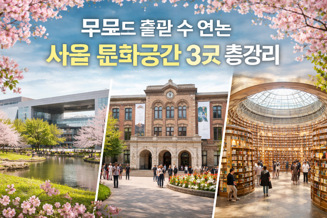 무료로 즐길 수 있는 서울 문화공간 3곳 완벽정리