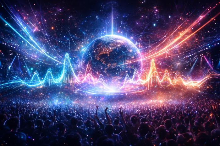 글로벌 시장으로 확장되는 K POP 전자 사운드 이미지