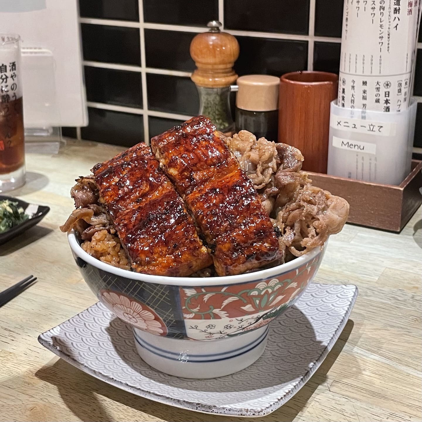 일본 우메다 장어덮밥