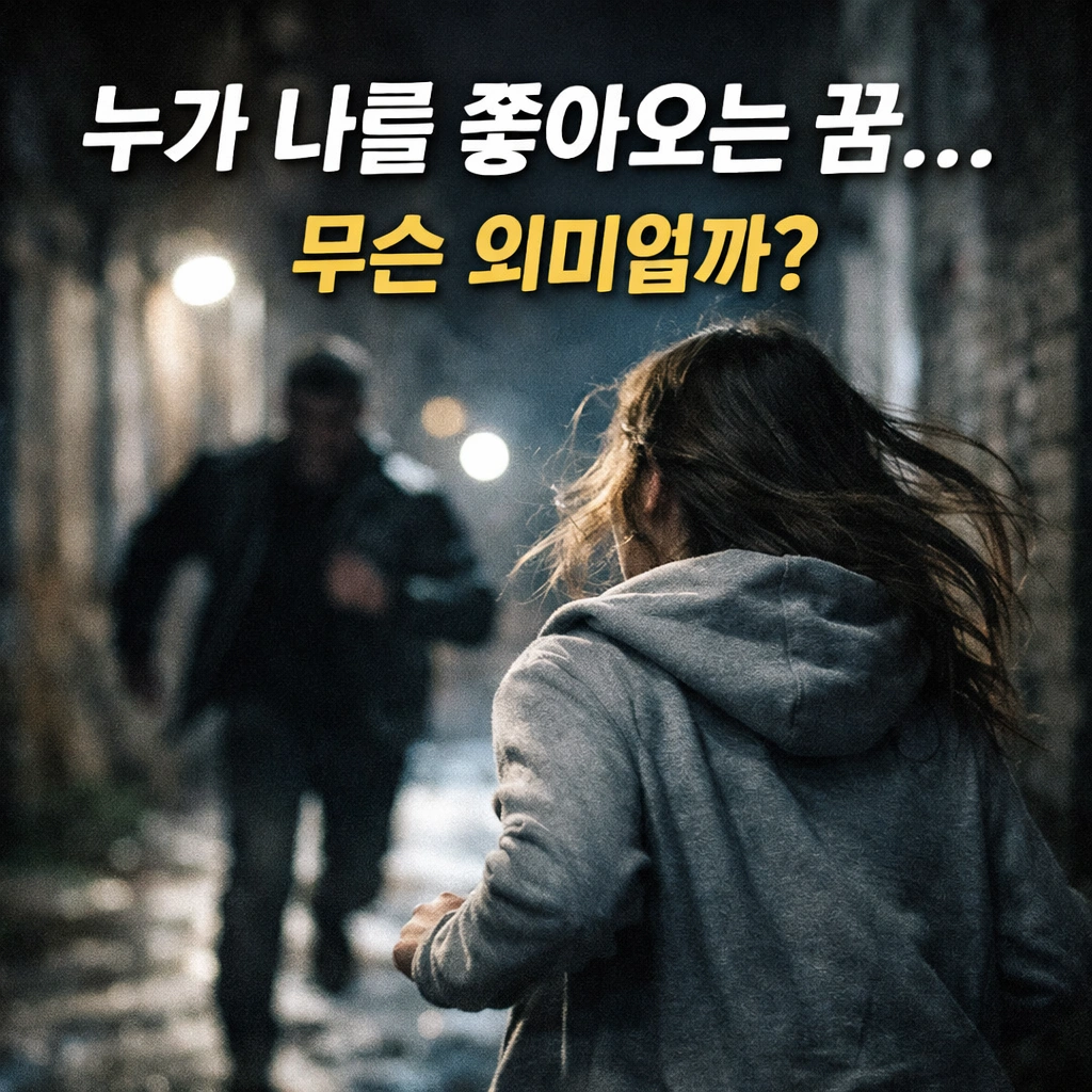 😨 누가 나를 쫓아오는 꿈 해몽 - 불안, 스트레스, 심리 신호 총정리