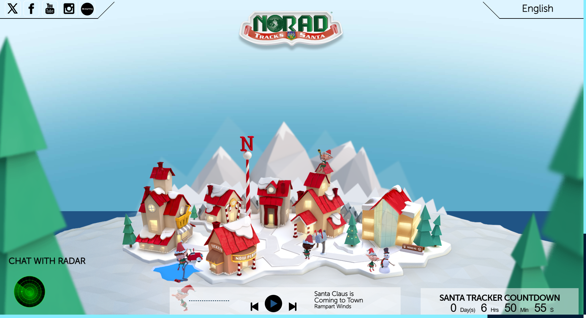 노라드 산타추적기