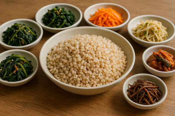 보리밥 효능과 나물 반찬의 건강 조합